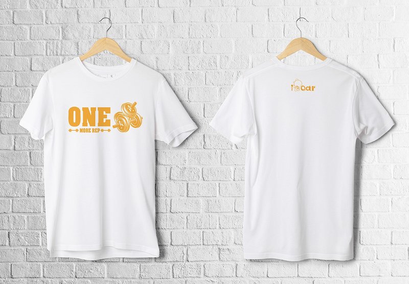 【I ROAR】one more rep/17 top quality cotton/trend thick pound cotton T - เสื้อยืดผู้ชาย - ผ้าฝ้าย/ผ้าลินิน 