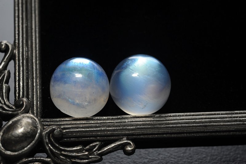 藍月光(2顆)  礦石/水晶/DIY/開運/招財/防小人 - 金工/飾品 - 半寶石 