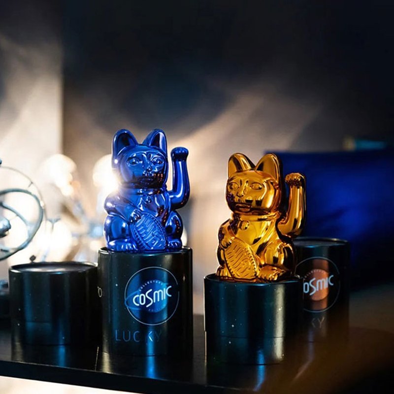 German DONKEY Lucky Colorful Lucky Cat-Electroplating/Latin Series-6 colors in total - ของวางตกแต่ง - โลหะ หลากหลายสี