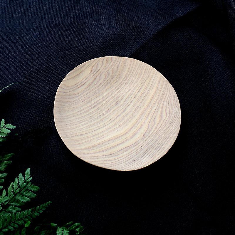 Wood Dessert Plate/  Fukien CypressA - จานเล็ก - ไม้ 