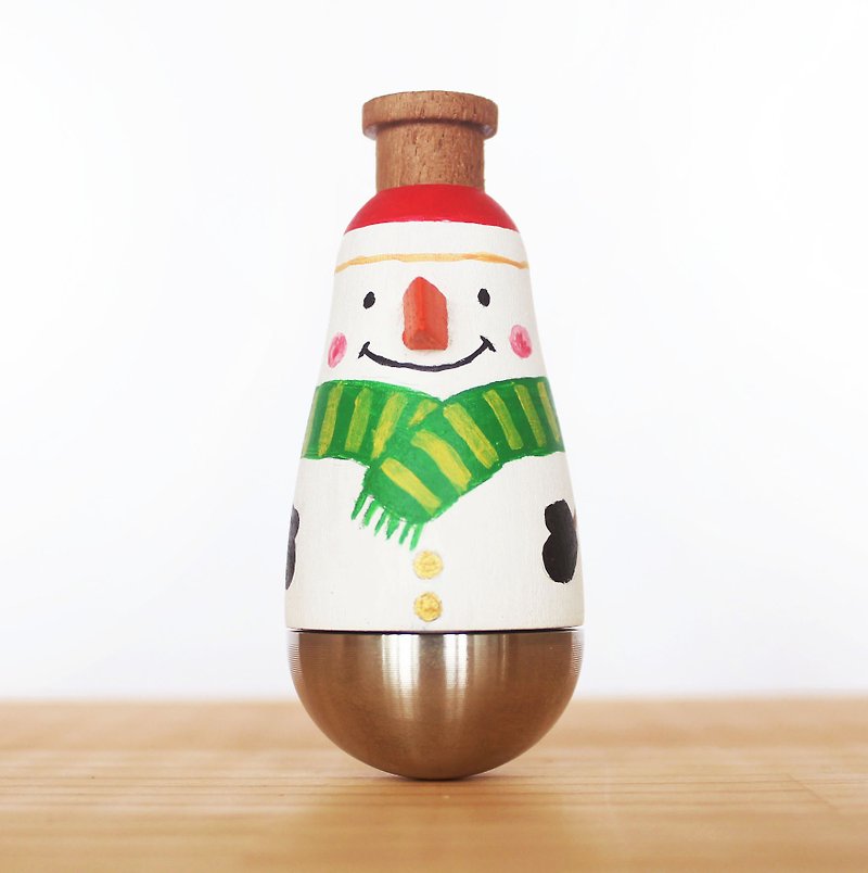 Wen Sen Di – Christmas Snowman Kazoo KAZOO Doll - กีตาร์เครื่องดนตรี - ไม้ ขาว