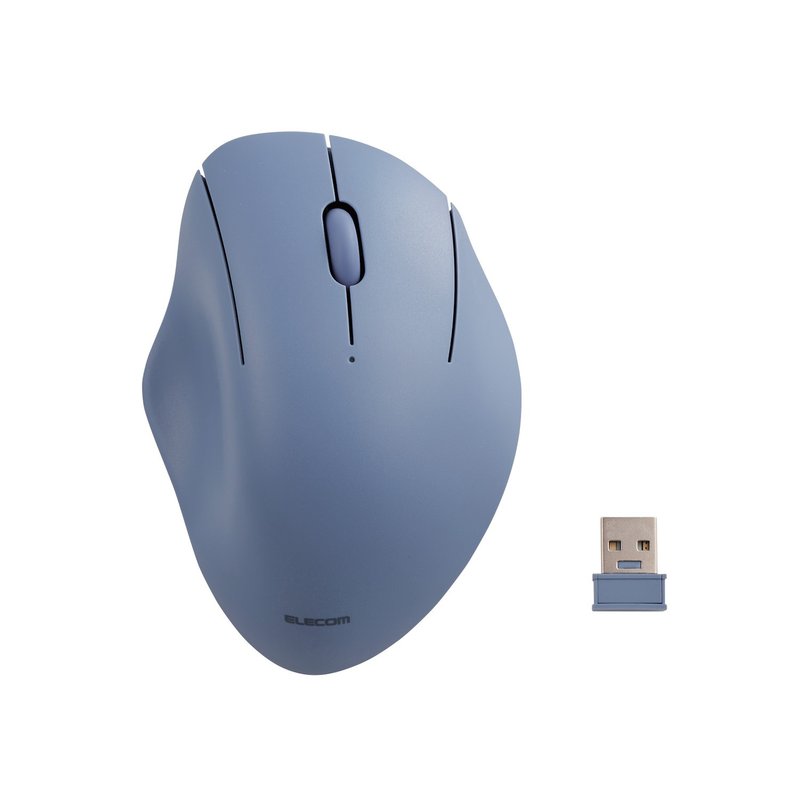 ELECOM Shellpha 靜音雙模 3 鍵滑鼠-藍 S - 電腦配件 - 其他材質 藍色