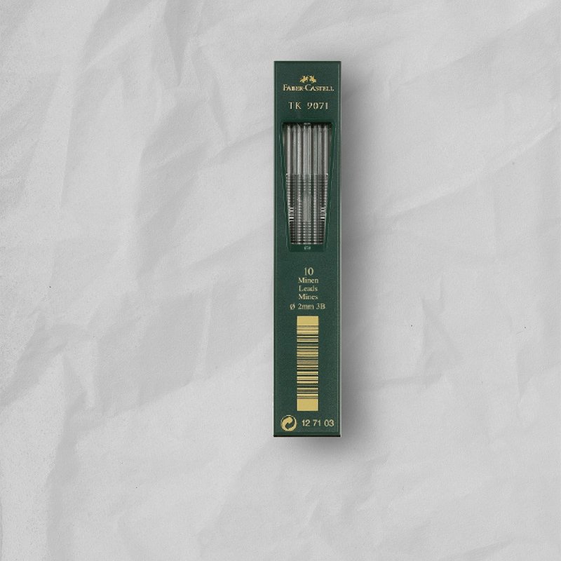 Faber-Castell 2. 0mm 工程筆芯 3B/盒-10支入(原廠正貨) - 其他書寫用具 - 其他材質 黑色