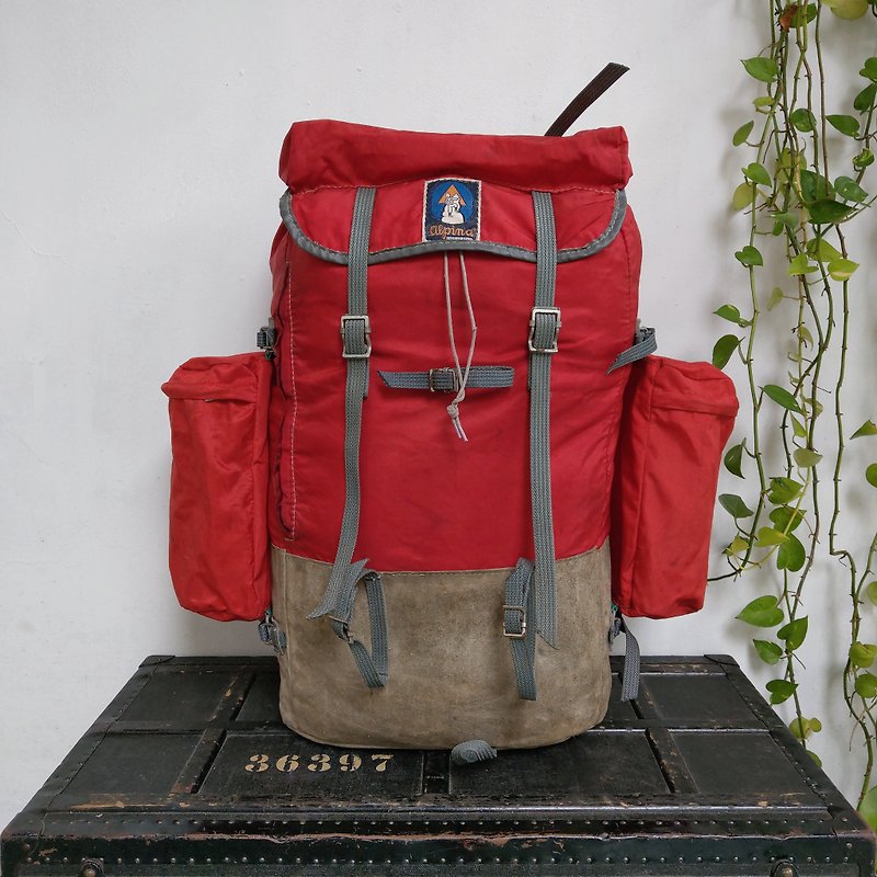 Backpack_R106_outdoor - リュックサック - その他の化学繊維 レッド