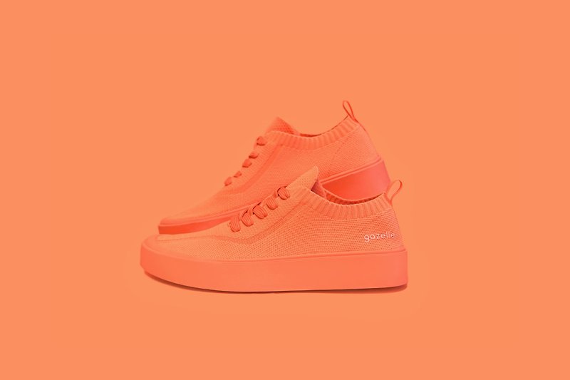 Marshmallow Eco Sneakers Peach 棉花糖環保運動鞋橘粉紅色 - 女運動鞋/球鞋 - 其他材質 粉紅色