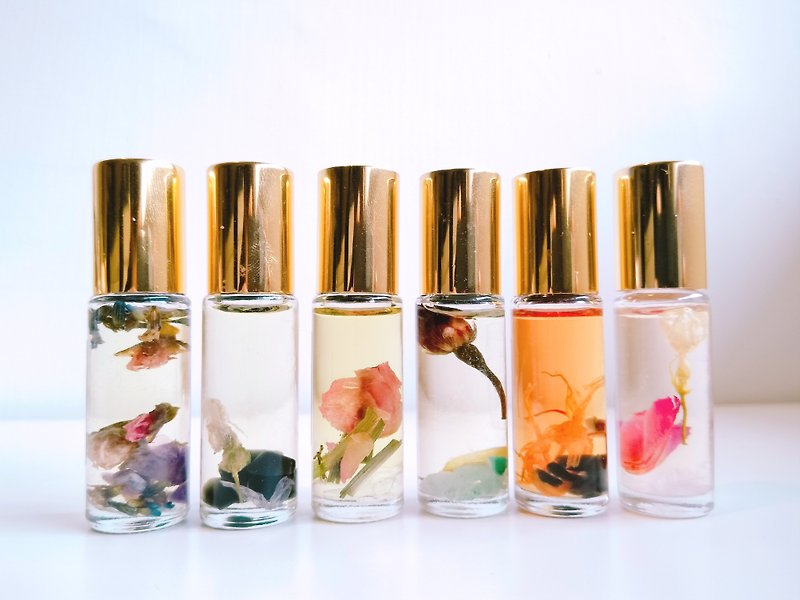 全系列小金瓶 植萃魔法油 交換禮物 生日 香氛 禮盒 七款 各5g - 臉部乳液 - 植物．花 多色