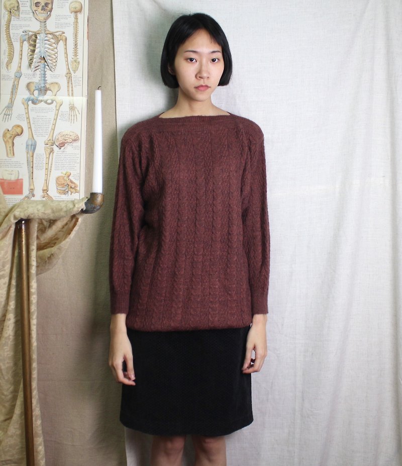 FOAK ancient deep marzipan long sweater - Women's Sweaters - Other Materials 