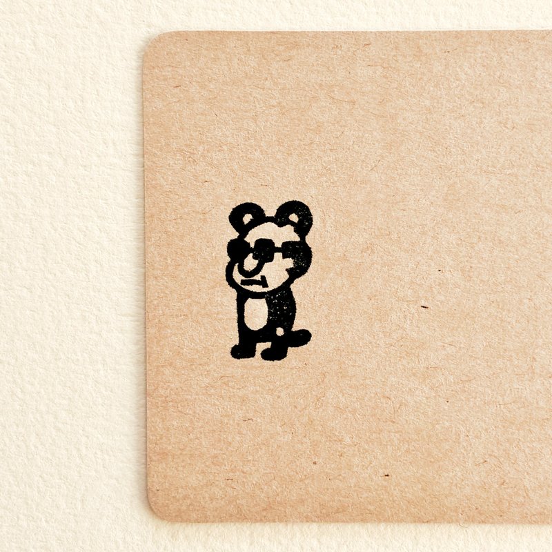 Mouse man・ rubber stamp - ตราปั๊ม/สแตมป์/หมึก - ยาง ขาว