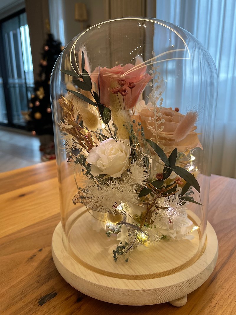 Chunhui Dadi Glass Clock Series - Dried Flowers & Bouquets - Plants & Flowers 