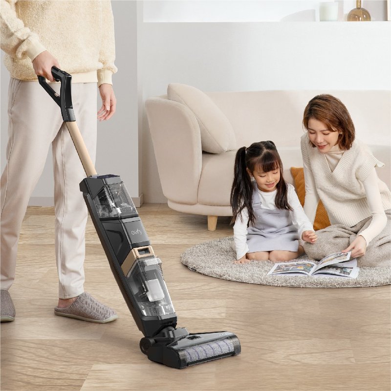 塑膠 其他家用電器 黑色 - 【新品上架】Eufy T2730 W31乾溼自淨洗地機