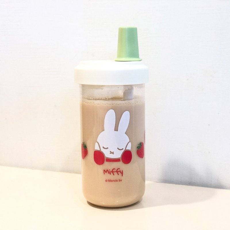 【miffy】草莓大象杯 吸管杯 500ml - 水壺/水瓶 - 塑膠 