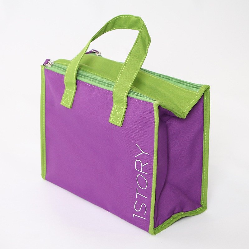 Cold storage bag (small). Purple╳green - Other - Other Materials Purple