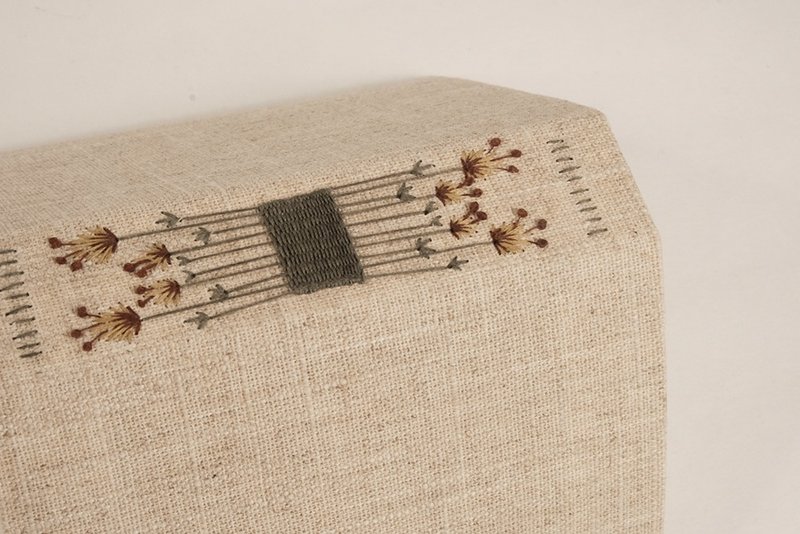 Handmade Book/ Long-stitch binding with embroidery - Notebooks & Journals - Paper Khaki