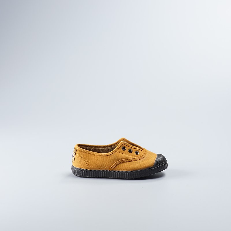 Spanish canvas shoes winter bristles yellow blackhead wash old 955777 adult size - รองเท้าลำลองผู้หญิง - ผ้าฝ้าย/ผ้าลินิน สีเหลือง