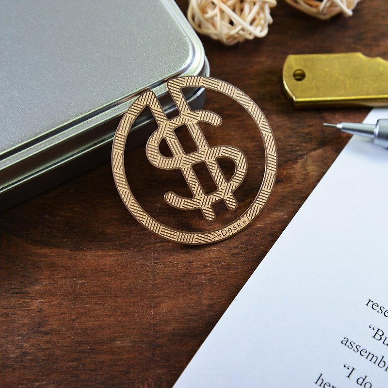 [Desk + 1] money 錵 folder (large) - Bookmarks - Other Materials Gold