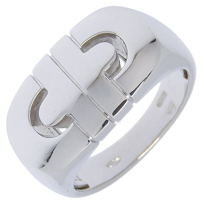 【日本直送】ブルガリ BVLGARI パレンテシ 11号 リング・指輪 K18WG 約7.7g レディース【中古】 - 戒指 - 貴金屬 銀色