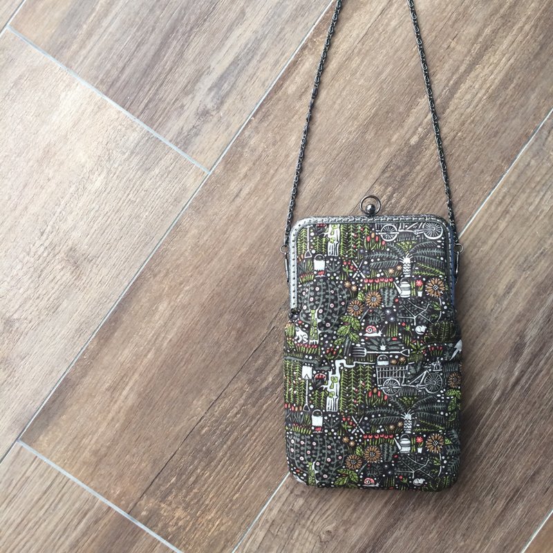 Liberty calico. Jungle Story Lightweight Crossbody Bag - Messenger Bags & Sling Bags - Cotton & Hemp Multicolor