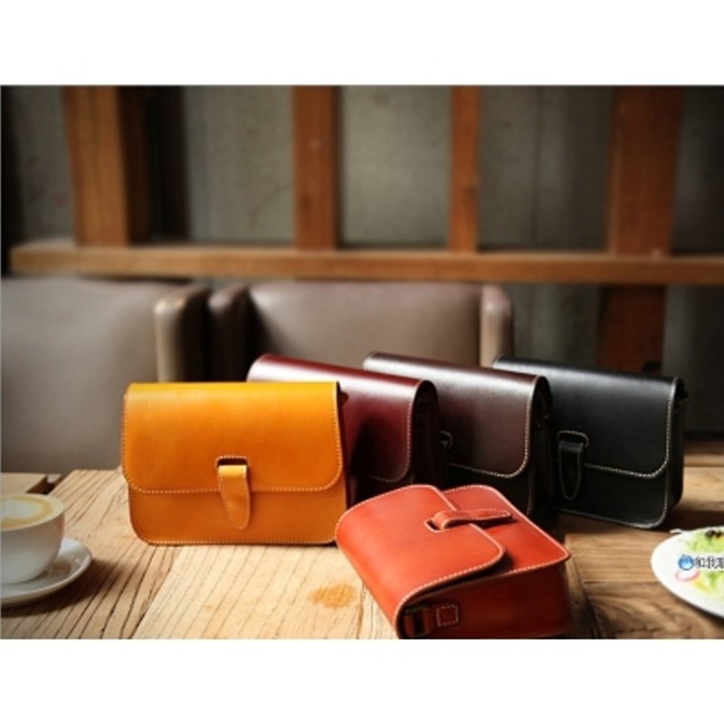 Minimalist bag - Messenger Bags & Sling Bags - Genuine Leather Multicolor