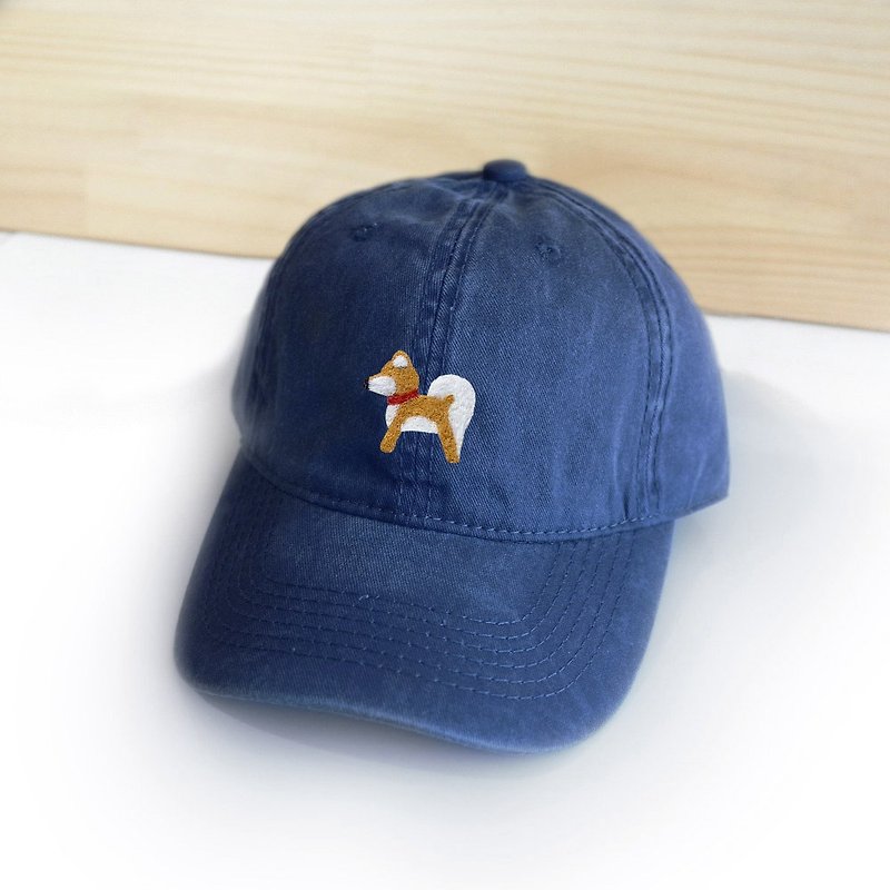 【Q-cute】Hat Series-Shiba Inu, Shiqi, Corgi, Dachshund-Add word - Hats & Caps - Cotton & Hemp Multicolor
