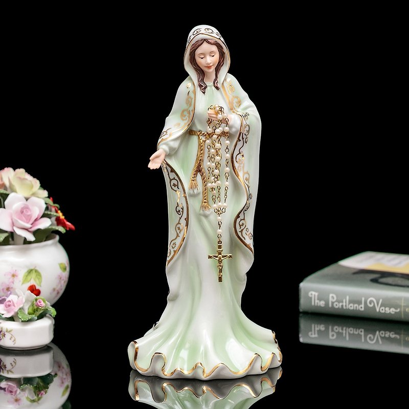 美國Bradford基督聖母祈福2009陶瓷娃娃人偶傳遞滿滿的平安幸福 - 裝飾/擺設  - 瓷 