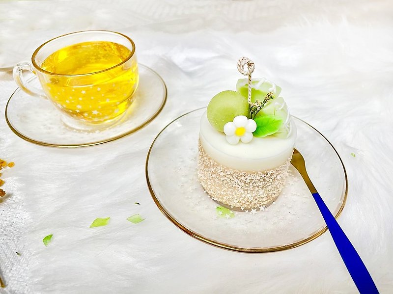 Hokkaido Melon Sponge Cake Candle