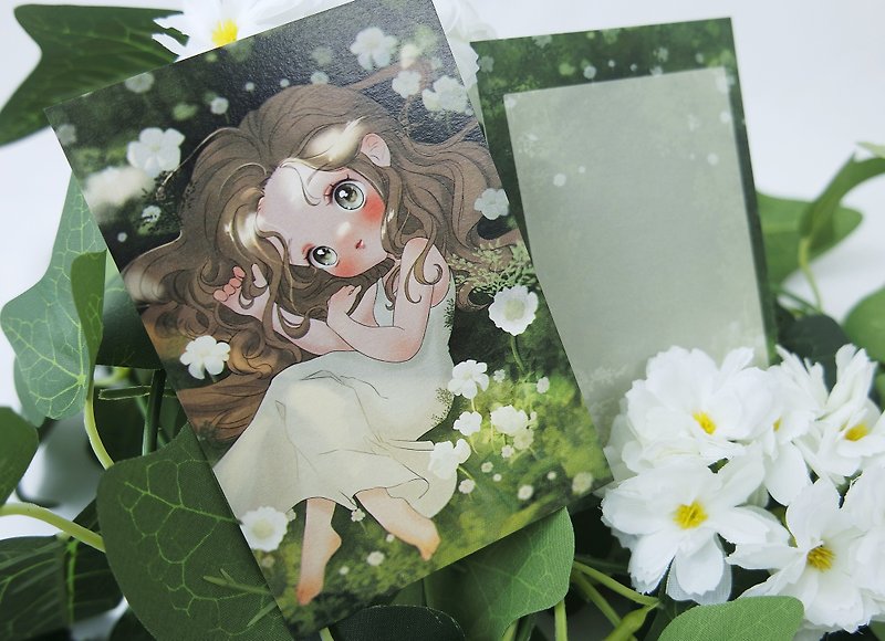 a Child of the Forest Postcard - Cards & Postcards - Paper Green