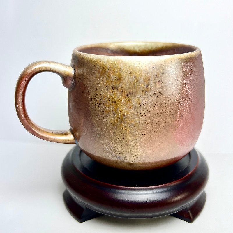 Colorful Wood Fired 6 Days Series Coffee Cup Green 7 This style is not available for selection - แก้วมัค/แก้วกาแฟ - ดินเผา 
