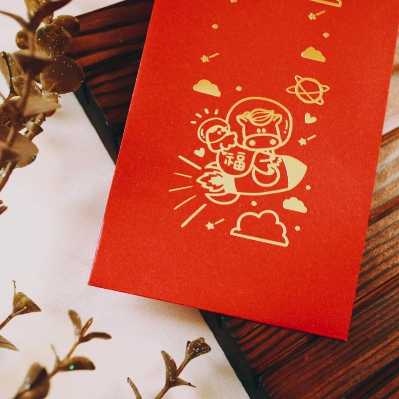 【24H Express Shipping】Instant Blessings 2026 Year of the Horse Hot-stamped Red Envelopes (Set of 6) - ถุงอั่งเปา/ตุ้ยเลี้ยง - กระดาษ สีแดง