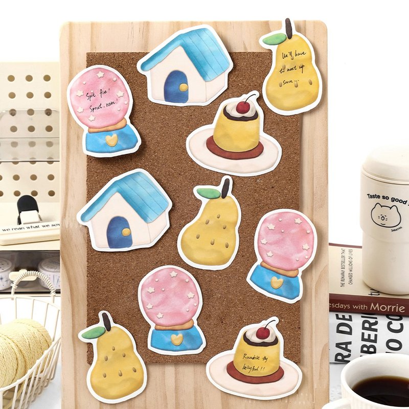 Papermore sweet note series diy handbook decoration special-shaped message note cute style sticky notes - กระดาษโน้ต - วัสดุอื่นๆ 