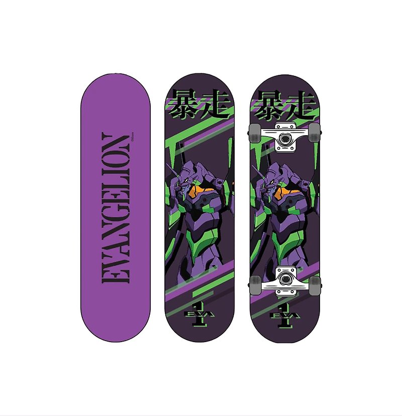 【Caravan EVA】Evangelion Official Authorized Peripheral Products-Skateboard - Other - Wood Multicolor