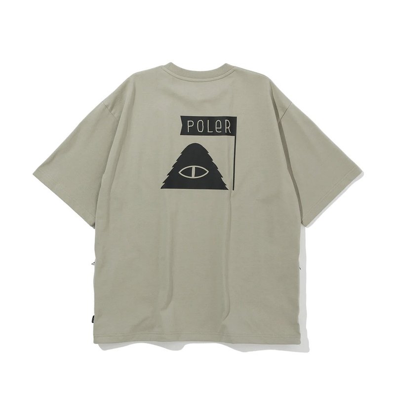 日本限定POLER COOL MAX INNER POCKET TEE 內口袋T恤 / 米 - 男 T 恤 - 其他材質 卡其色
