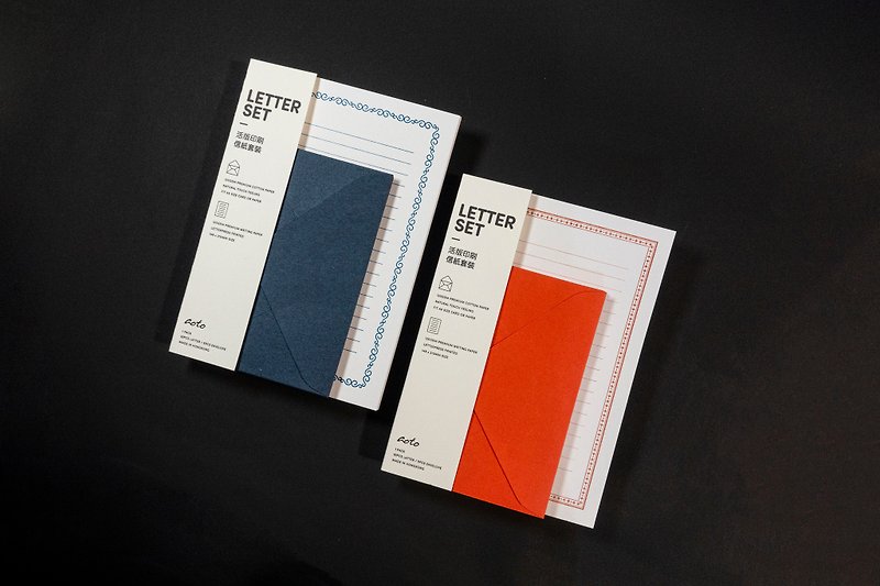 Letterpress Western Letter Envelope Set / Letter Set / Two-color optional - Envelopes & Letter Paper - Paper Multicolor