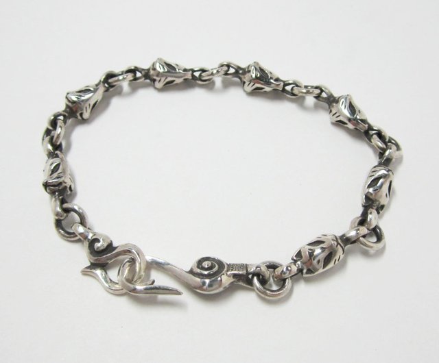 狐面CHAIN BRACELET - ショップ 朧~OBORO~ ブレスレット - Pinkoi