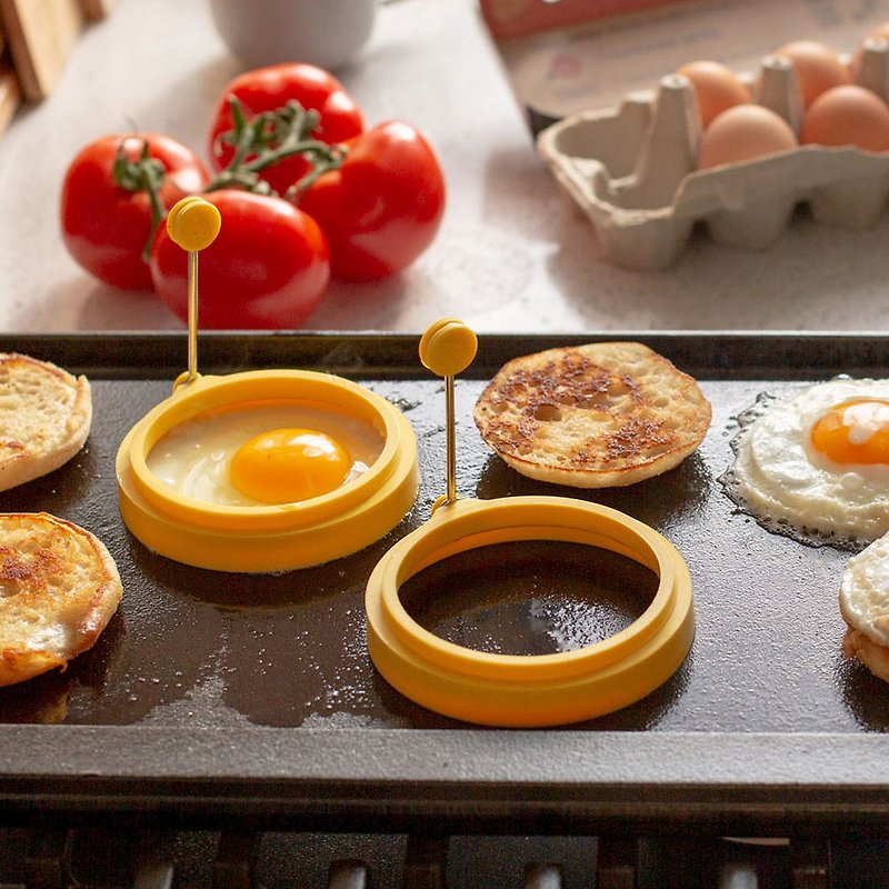 LODGE Round Silicone Omelette Mold - เครื่องครัว - ซิลิคอน สีเหลือง