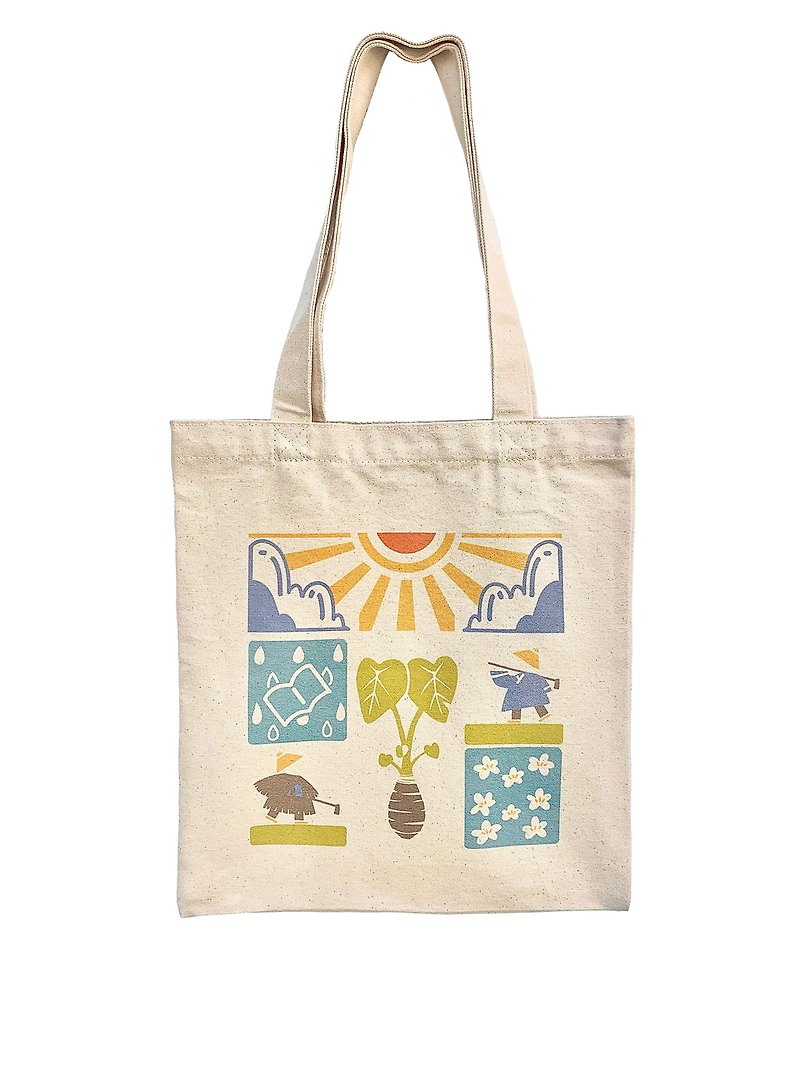 Sunny Reading Canvas Bag - Handbags & Totes - Cotton & Hemp 