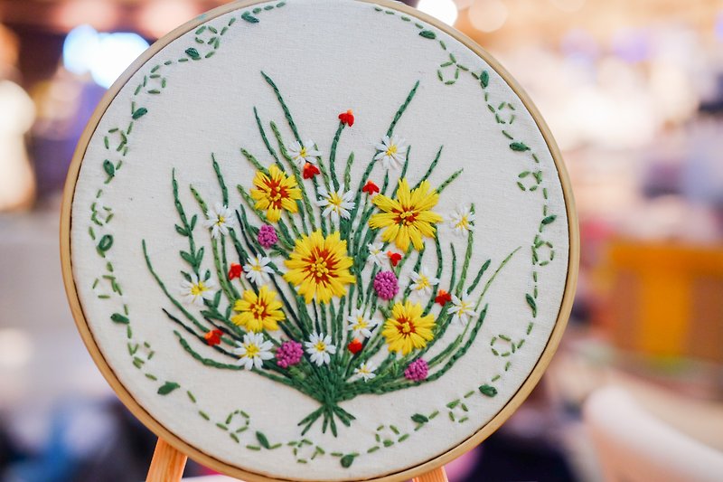 Embroidery painting - Items for Display - Cotton & Hemp 