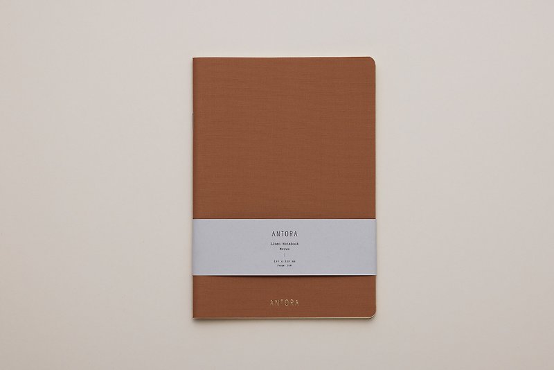 ANTORA  Linen Notebook / Brown - สมุดบันทึก/สมุดปฏิทิน - กระดาษ สีนำ้ตาล