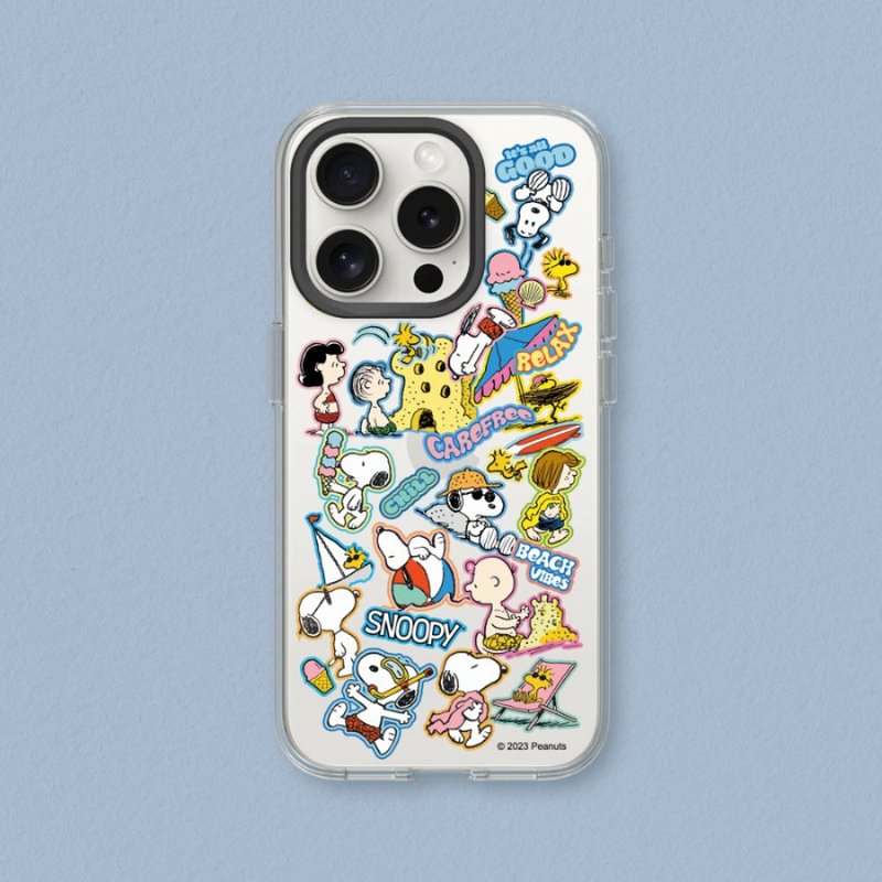 Clear透明防摔手機殼∣Snoopy史努比/夏日活動 for iPhone - 手機配件 - 塑膠 透明
