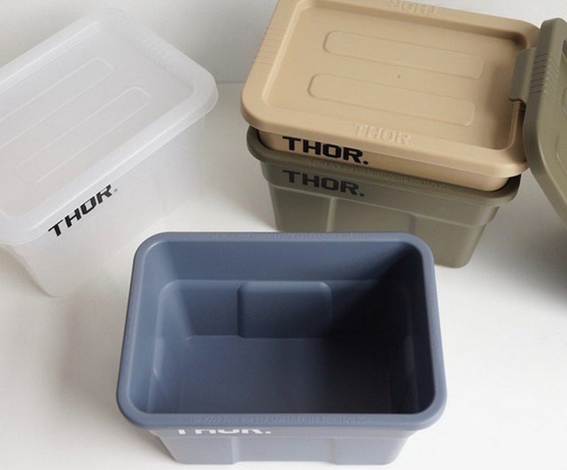 Detail Thor Large Totes With Lid Storage Box (Grey/22L) - Shop goodforit  Storage - Pinkoi