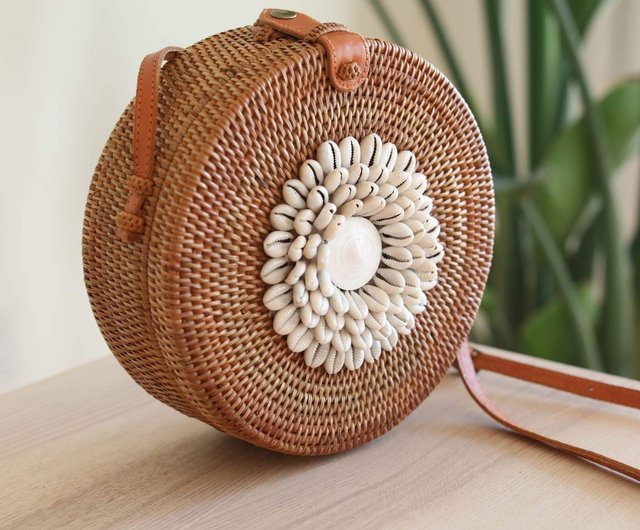 Handmade on sale rattan bag