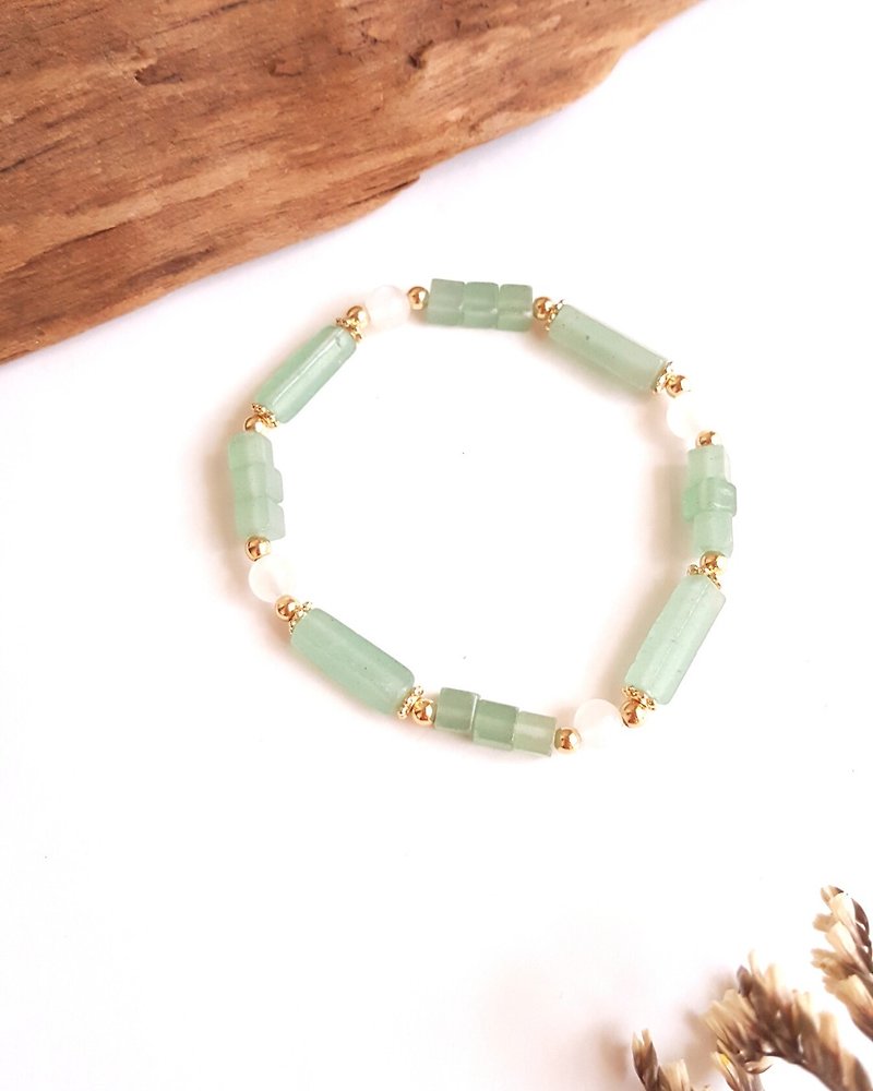 [Good Luck of Rotation] Dongling Jade, Moonstone - Bracelets - Crystal 