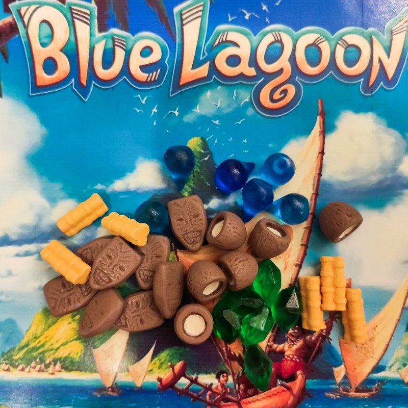 與 Blue Lagoon 棋盤遊戲兼容的豪華代幣。 - 桌遊/卡牌 - 其他材質 