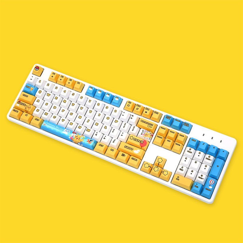 [Free Shipping Special] FE104 Custom Pokémon Sky Game Mechanical Keyboard for Gaming - อุปกรณ์เสริมคอมพิวเตอร์ - วัสดุอื่นๆ ขาว
