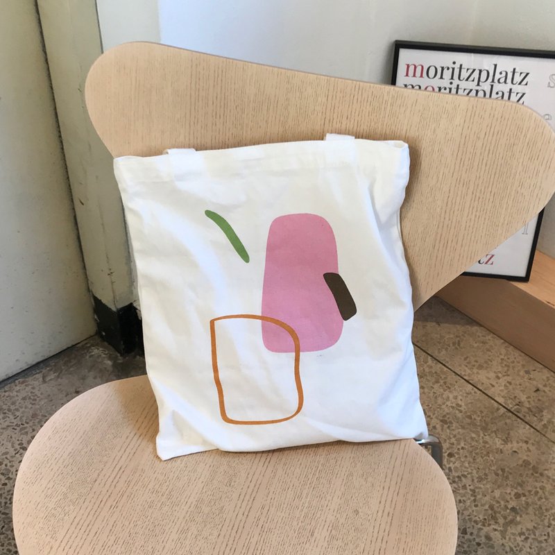ownlight獨立設計環保購物袋tobebag帆布袋ecobag - 手提包/手提袋 - 棉．麻 白色