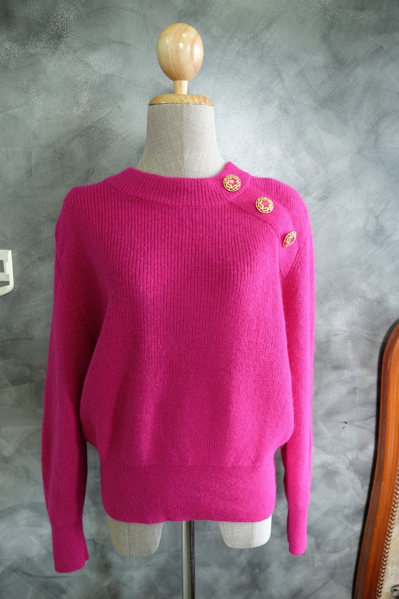 Vintage Yves Saint Laurent YSL knitwear made in japan - สเวตเตอร์ผู้หญิง - ผ้าฝ้าย/ผ้าลินิน 