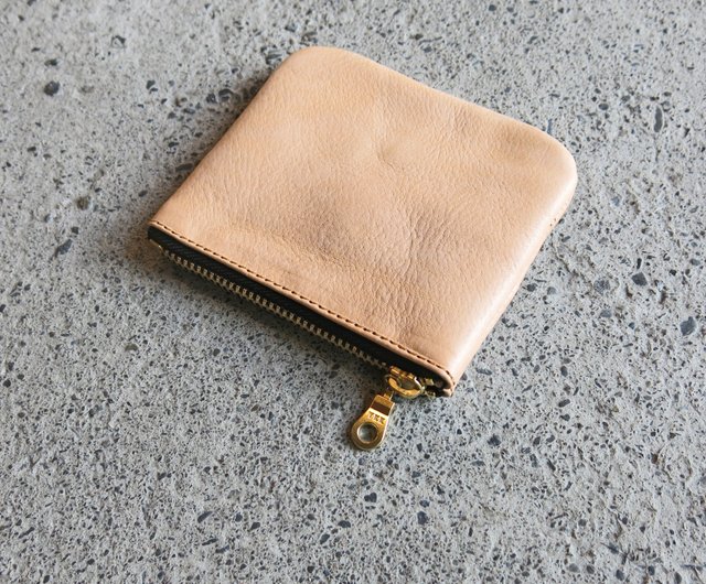 Thin Leather Coin Purse - Raw Vegetable Tanned Leather Coins and Cards Come  in 【LBT Pro】