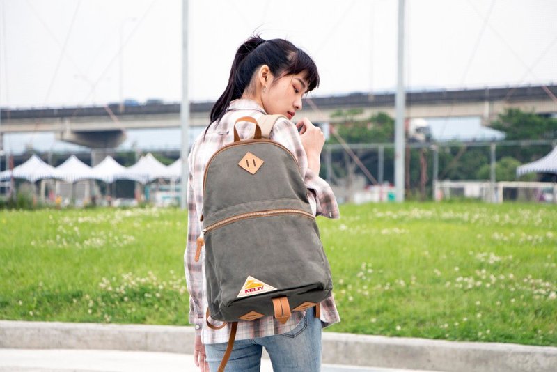 YOSEMITE Yosemite Casual Backpack (4 Colors) - กระเป๋าเป้สะพายหลัง - ไนลอน สีเขียว