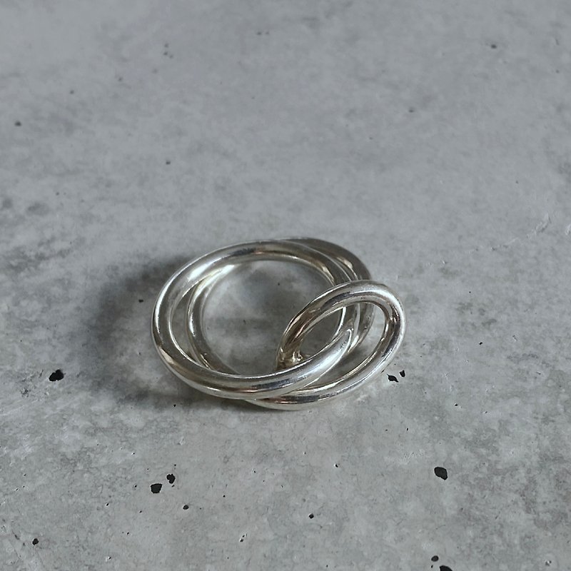 โลหะ แหวนทั่วไป - ring silver925 wave ring01