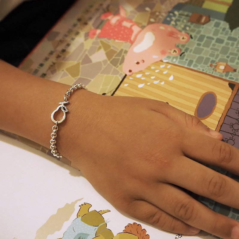 bb pomelo bracelet | mittag jewelry | handmade and made in Taiwan - ของขวัญวันครบรอบ - เงิน สีเงิน