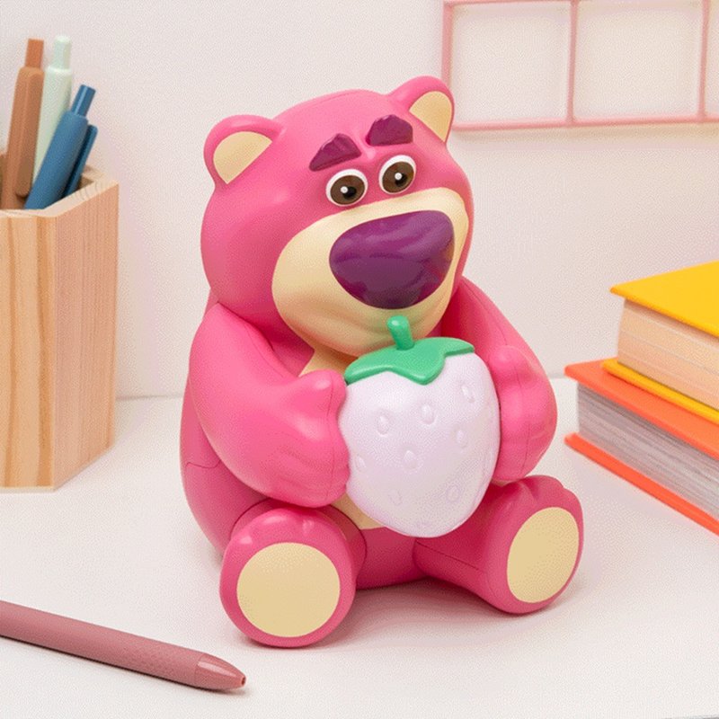 Disney迪士尼 Lotso GloBuddies  熊抱哥 草莓熊3D立體變色造型燈 - 燈具/燈飾 - 塑膠 